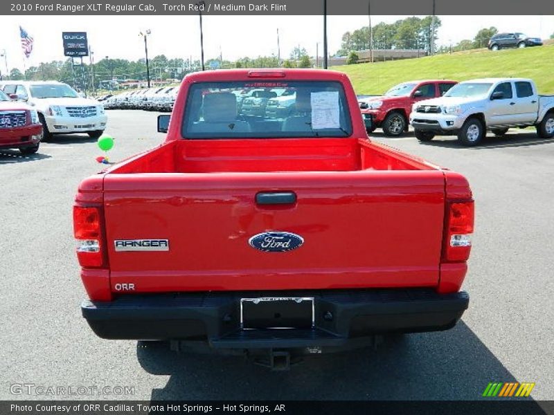 Torch Red / Medium Dark Flint 2010 Ford Ranger XLT Regular Cab