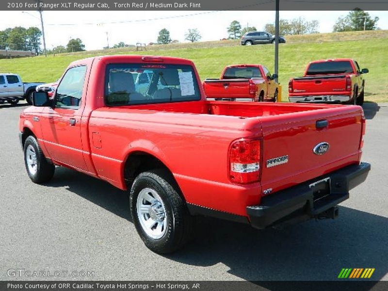 Torch Red / Medium Dark Flint 2010 Ford Ranger XLT Regular Cab