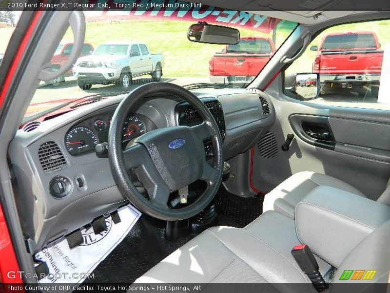 Torch Red / Medium Dark Flint 2010 Ford Ranger XLT Regular Cab