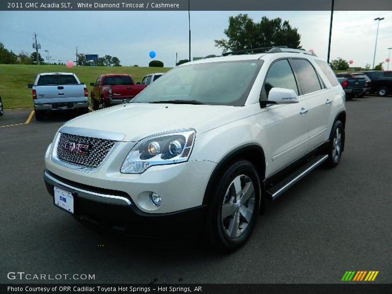White Diamond Tintcoat / Cashmere 2011 GMC Acadia SLT
