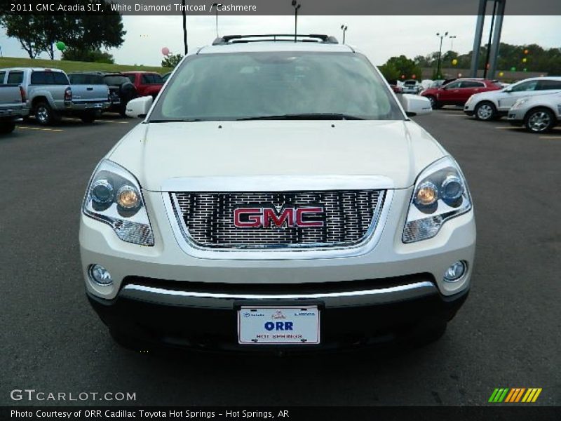 White Diamond Tintcoat / Cashmere 2011 GMC Acadia SLT