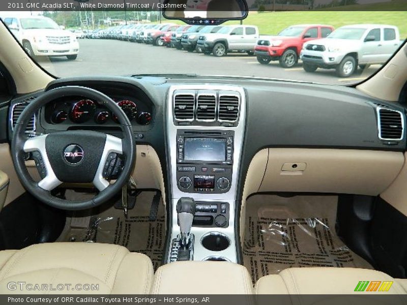 White Diamond Tintcoat / Cashmere 2011 GMC Acadia SLT