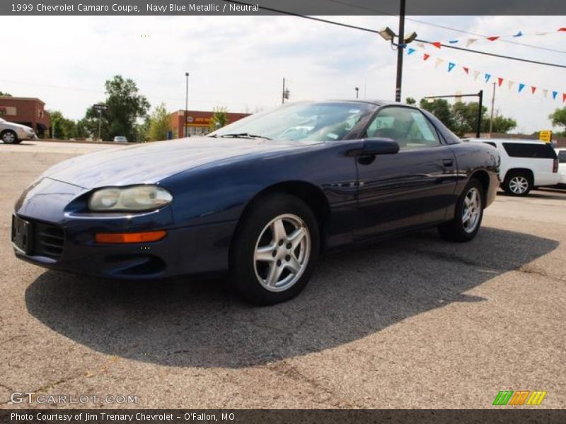Navy Blue Metallic / Neutral 1999 Chevrolet Camaro Coupe
