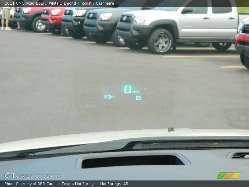 White Diamond Tintcoat / Cashmere 2011 GMC Acadia SLT