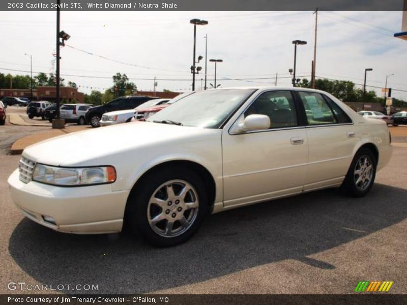 White Diamond / Neutral Shale 2003 Cadillac Seville STS