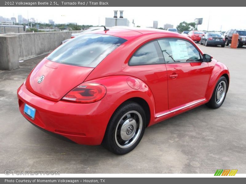 Tornado Red / Titan Black 2012 Volkswagen Beetle 2.5L