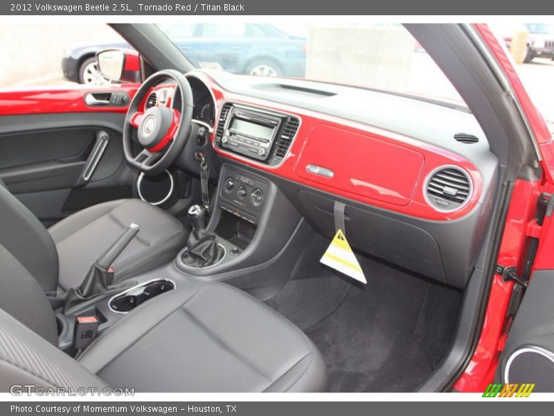 Dashboard of 2012 Beetle 2.5L