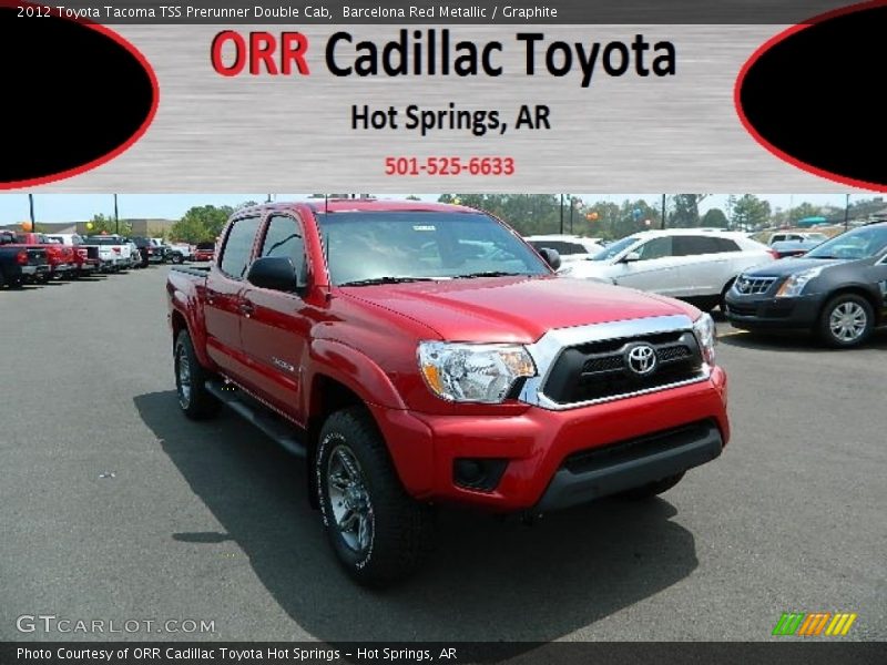 Barcelona Red Metallic / Graphite 2012 Toyota Tacoma TSS Prerunner Double Cab