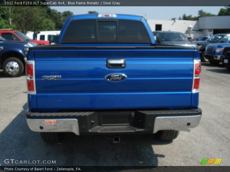 Blue Flame Metallic / Steel Gray 2012 Ford F150 XLT SuperCab 4x4