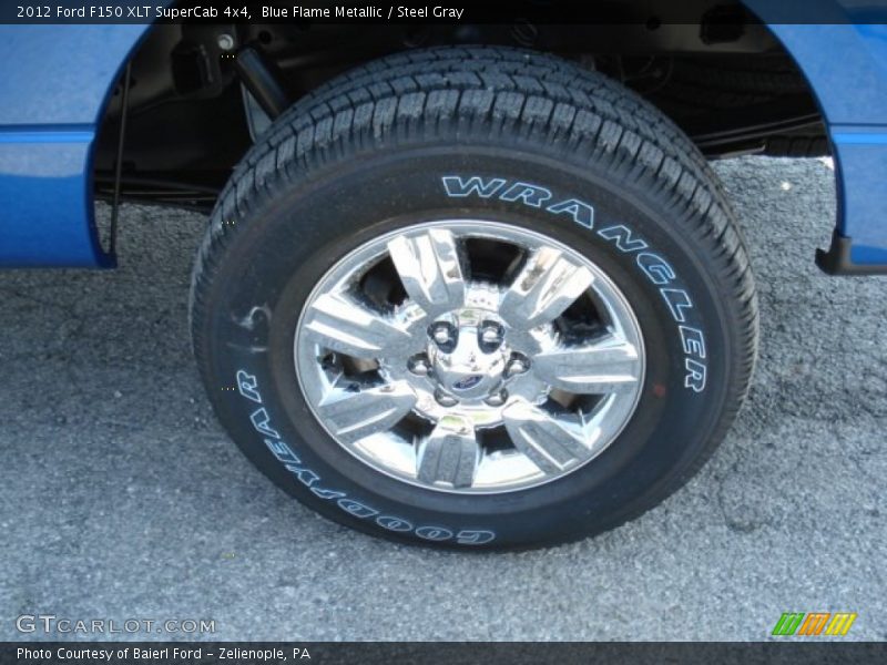 Blue Flame Metallic / Steel Gray 2012 Ford F150 XLT SuperCab 4x4