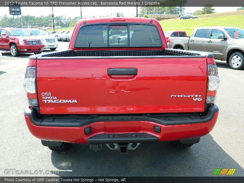 Barcelona Red Metallic / Graphite 2012 Toyota Tacoma V6 TRD Prerunner Access cab