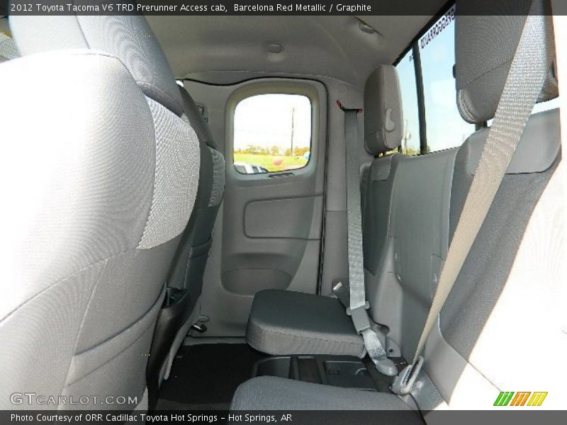 Rear Seat of 2012 Tacoma V6 TRD Prerunner Access cab