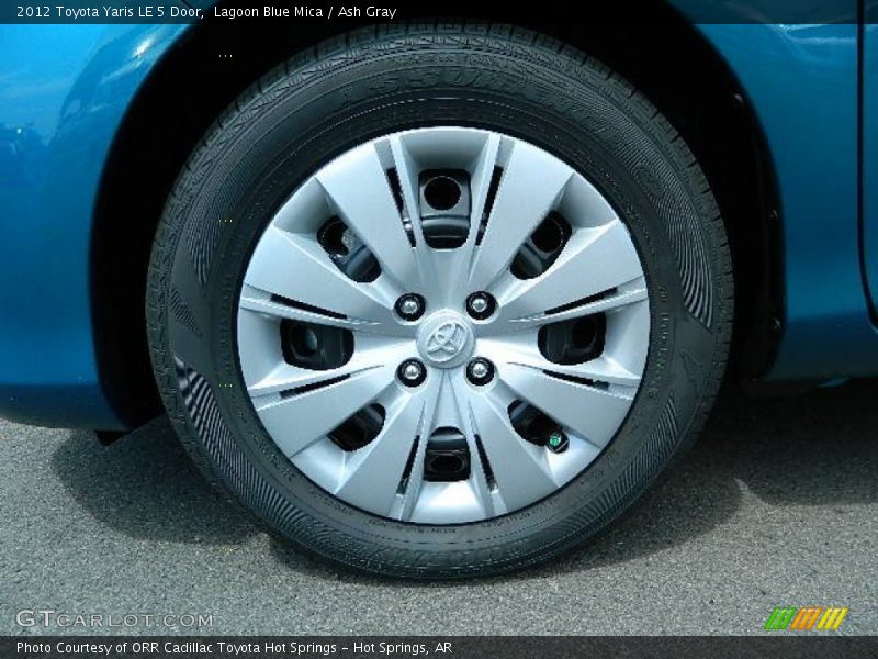 Lagoon Blue Mica / Ash Gray 2012 Toyota Yaris LE 5 Door