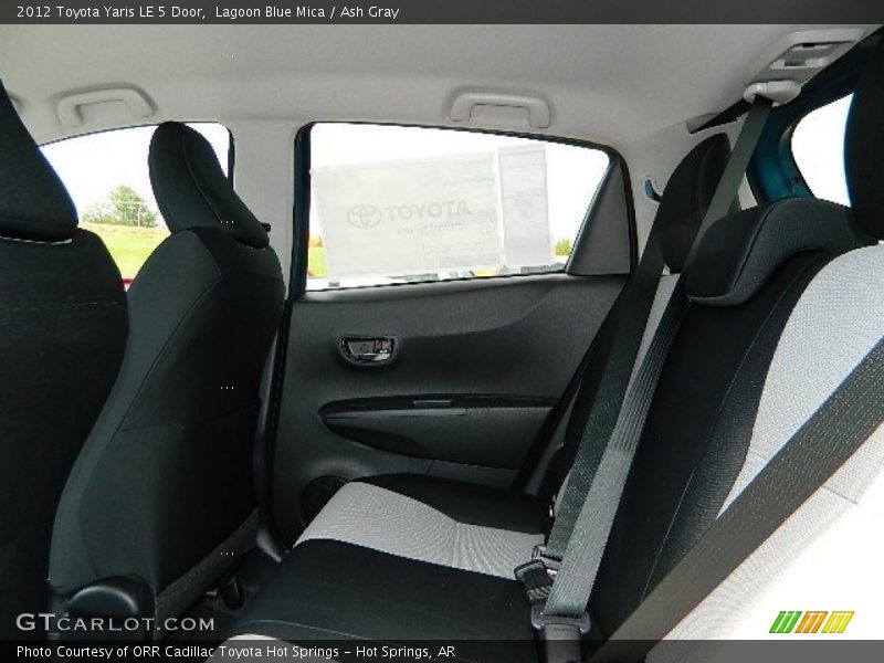 Lagoon Blue Mica / Ash Gray 2012 Toyota Yaris LE 5 Door