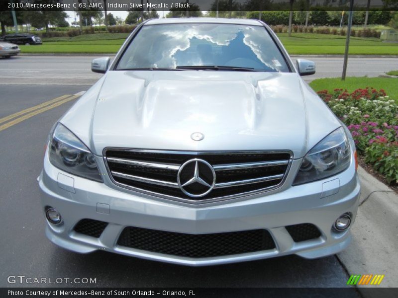 Iridium Silver Metallic / Black 2010 Mercedes-Benz C 63 AMG