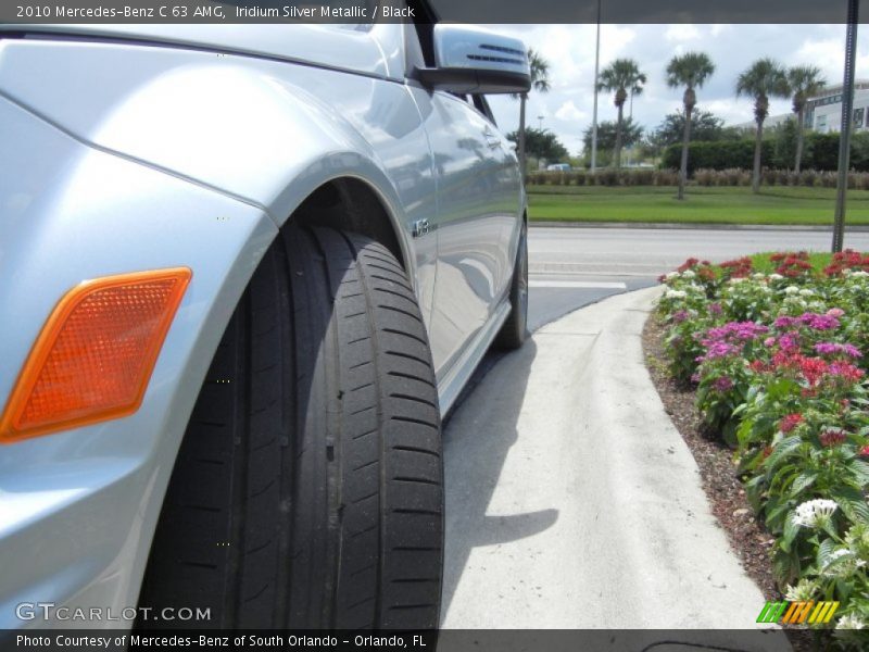 Iridium Silver Metallic / Black 2010 Mercedes-Benz C 63 AMG