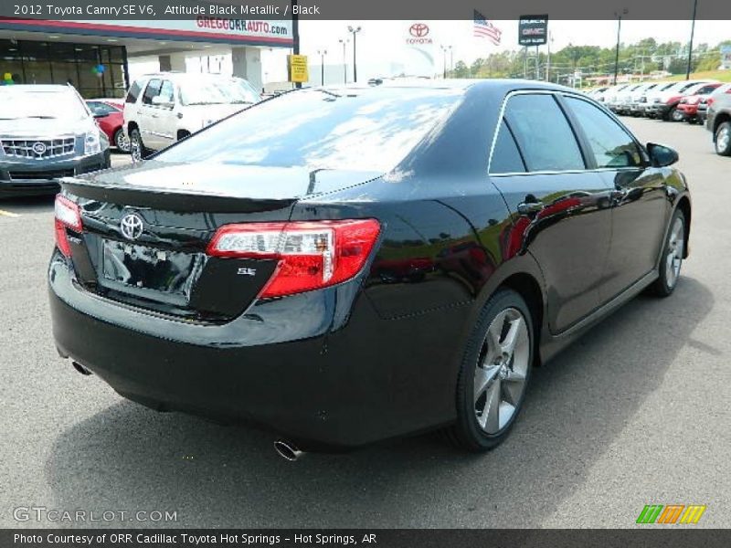 Attitude Black Metallic / Black 2012 Toyota Camry SE V6