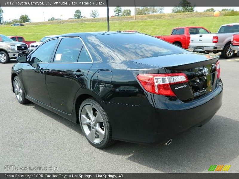 Attitude Black Metallic / Black 2012 Toyota Camry SE V6