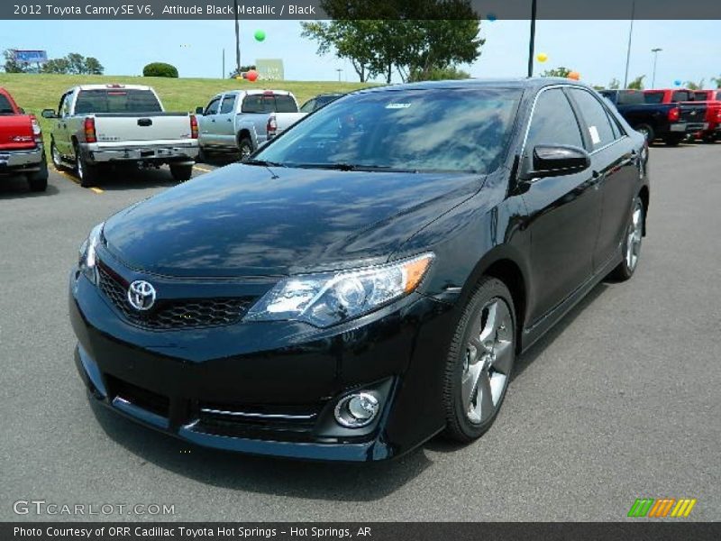 Attitude Black Metallic / Black 2012 Toyota Camry SE V6