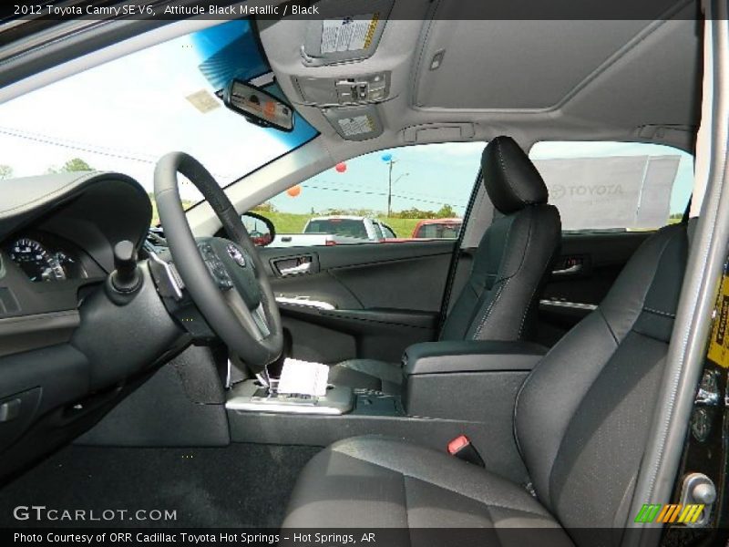 Attitude Black Metallic / Black 2012 Toyota Camry SE V6
