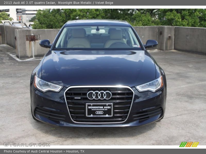 Moonlight Blue Metallic / Velvet Beige 2013 Audi A6 3.0T quattro Sedan