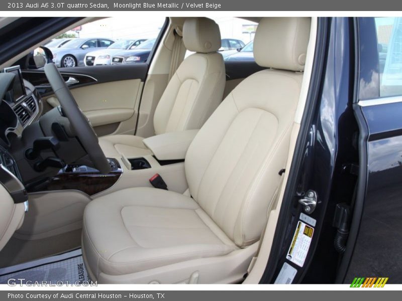 Front Seat of 2013 A6 3.0T quattro Sedan