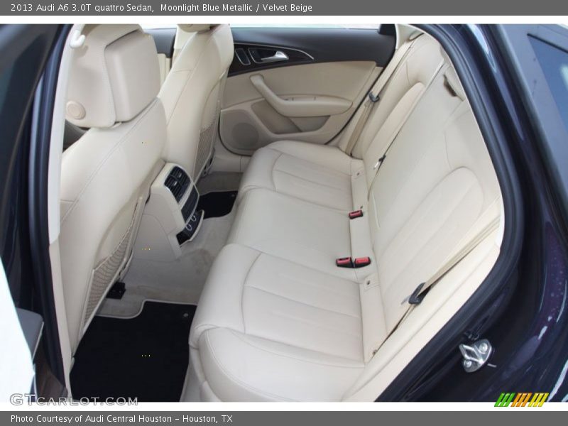 Rear Seat of 2013 A6 3.0T quattro Sedan