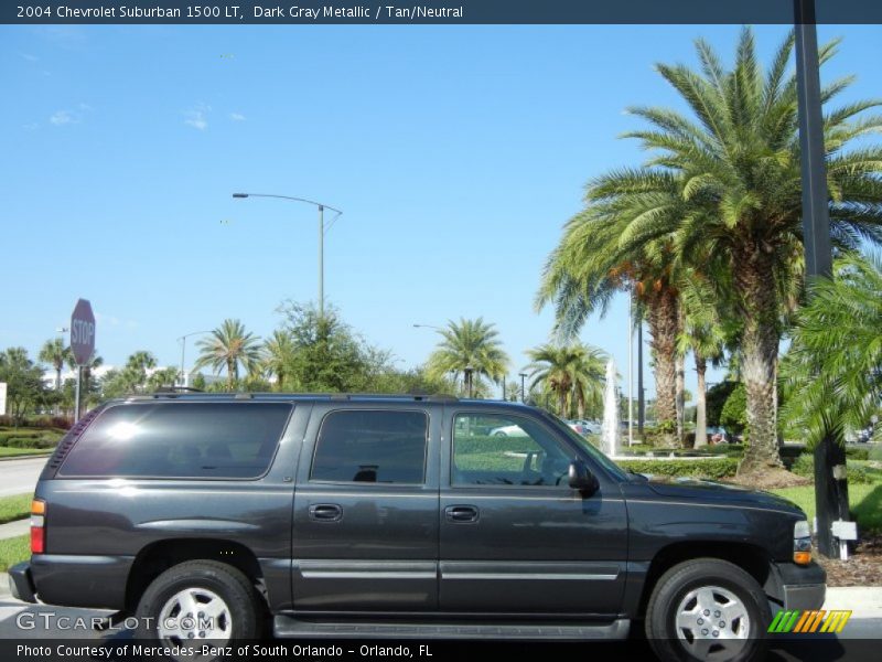 Dark Gray Metallic / Tan/Neutral 2004 Chevrolet Suburban 1500 LT