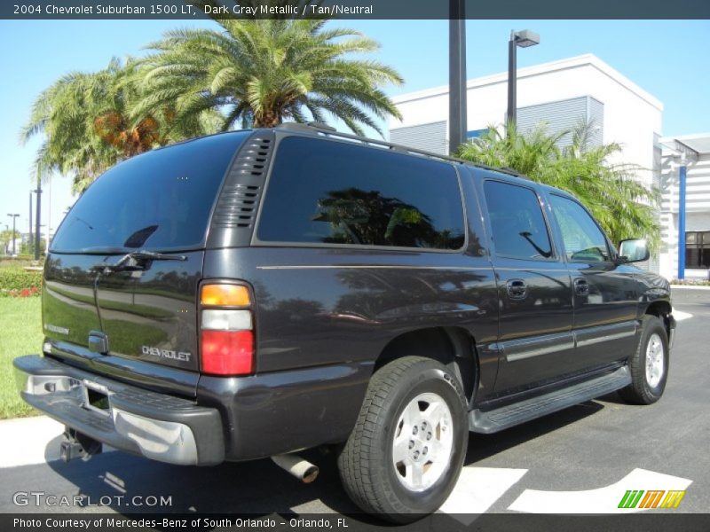 Dark Gray Metallic / Tan/Neutral 2004 Chevrolet Suburban 1500 LT