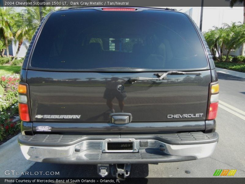 Dark Gray Metallic / Tan/Neutral 2004 Chevrolet Suburban 1500 LT