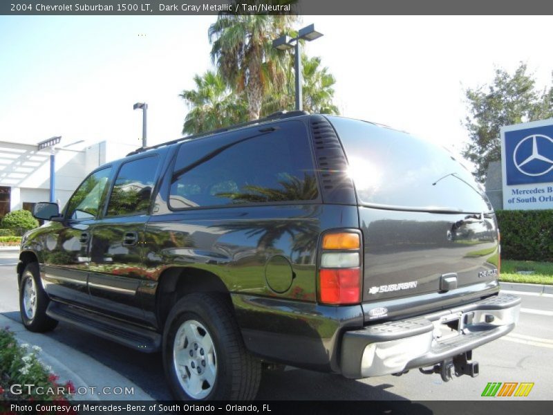 Dark Gray Metallic / Tan/Neutral 2004 Chevrolet Suburban 1500 LT