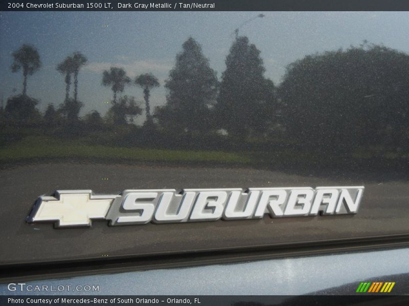 Dark Gray Metallic / Tan/Neutral 2004 Chevrolet Suburban 1500 LT