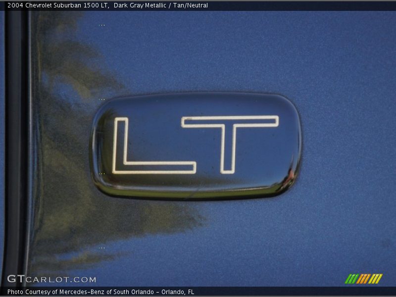 Dark Gray Metallic / Tan/Neutral 2004 Chevrolet Suburban 1500 LT