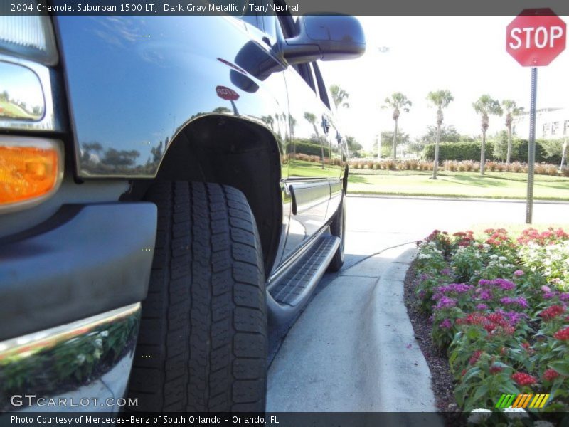 Dark Gray Metallic / Tan/Neutral 2004 Chevrolet Suburban 1500 LT