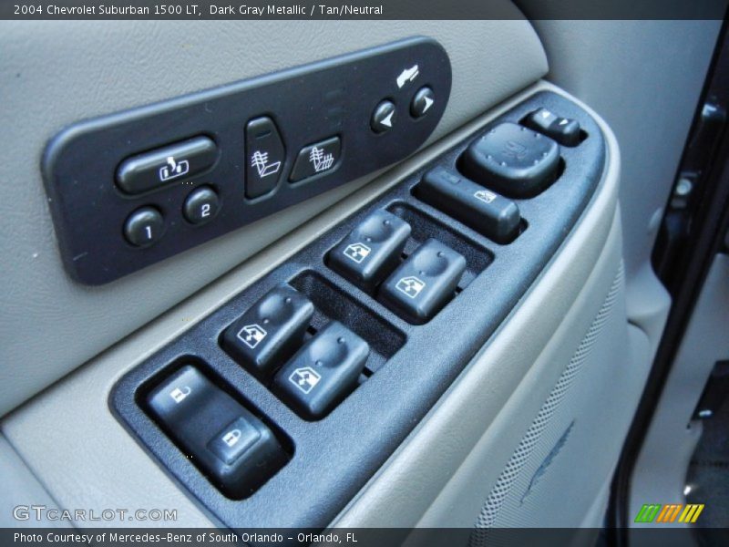 Dark Gray Metallic / Tan/Neutral 2004 Chevrolet Suburban 1500 LT