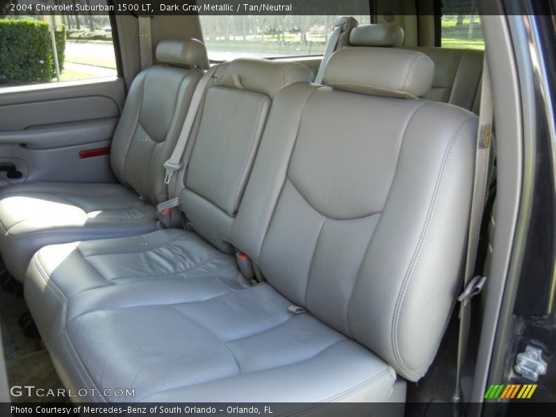 Dark Gray Metallic / Tan/Neutral 2004 Chevrolet Suburban 1500 LT
