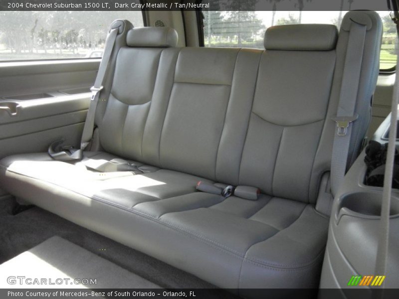 Dark Gray Metallic / Tan/Neutral 2004 Chevrolet Suburban 1500 LT
