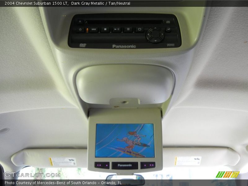 Dark Gray Metallic / Tan/Neutral 2004 Chevrolet Suburban 1500 LT