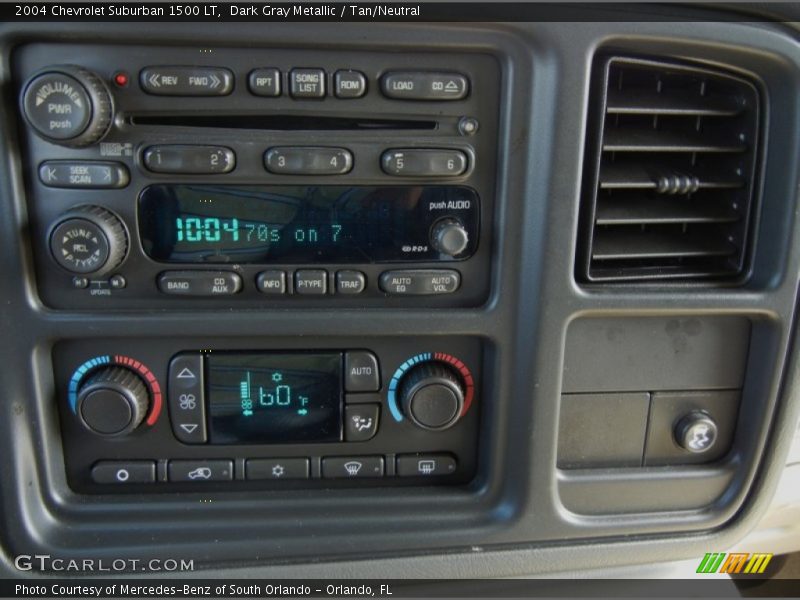 Dark Gray Metallic / Tan/Neutral 2004 Chevrolet Suburban 1500 LT