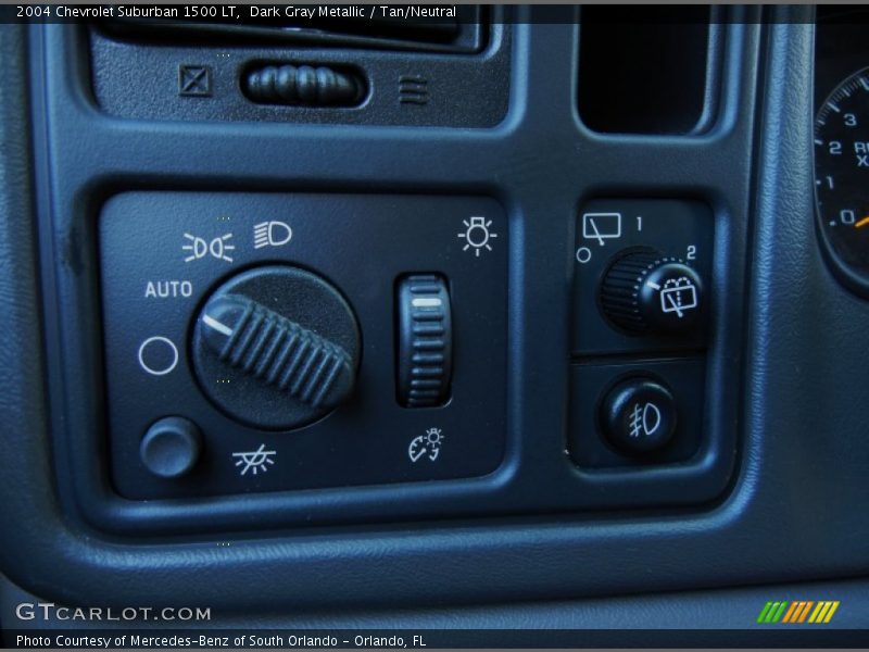 Dark Gray Metallic / Tan/Neutral 2004 Chevrolet Suburban 1500 LT