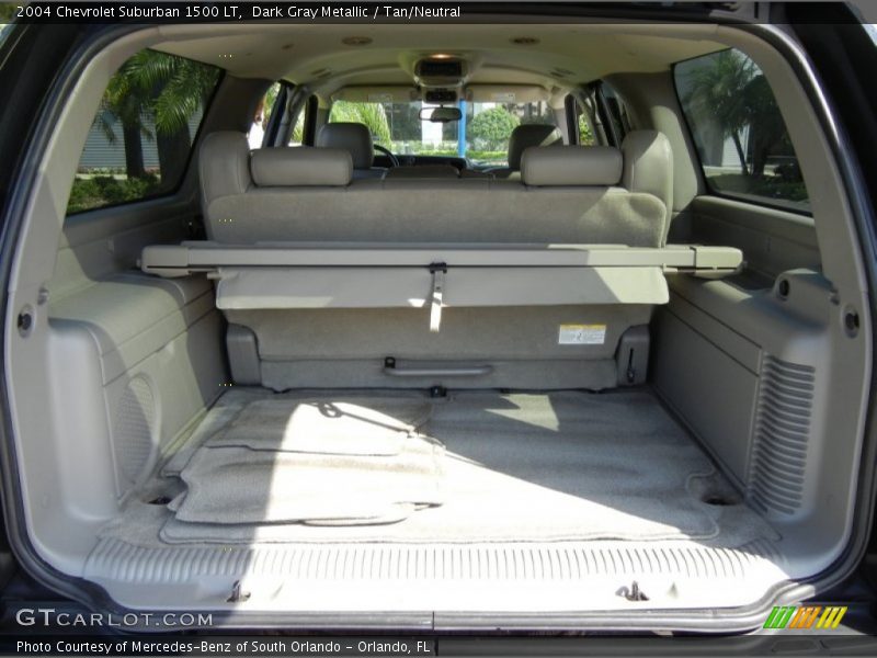 Dark Gray Metallic / Tan/Neutral 2004 Chevrolet Suburban 1500 LT