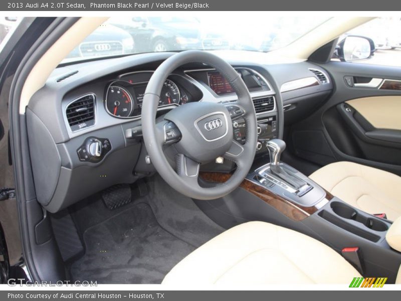 Velvet Beige/Black Interior - 2013 A4 2.0T Sedan 