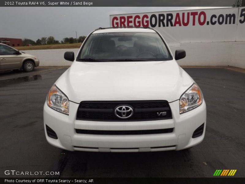 Super White / Sand Beige 2012 Toyota RAV4 V6