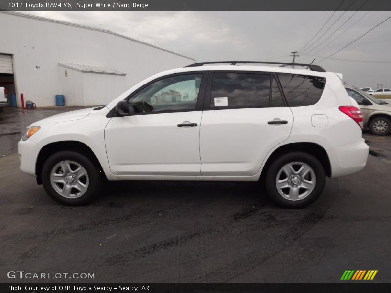 Super White / Sand Beige 2012 Toyota RAV4 V6