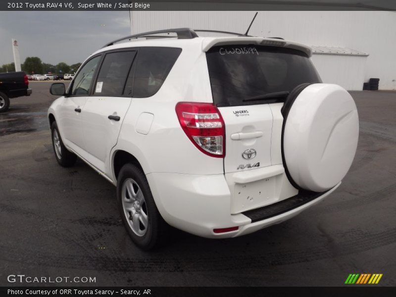 Super White / Sand Beige 2012 Toyota RAV4 V6