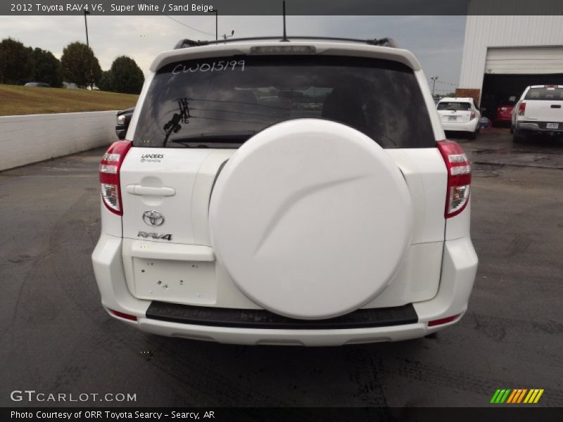 Super White / Sand Beige 2012 Toyota RAV4 V6