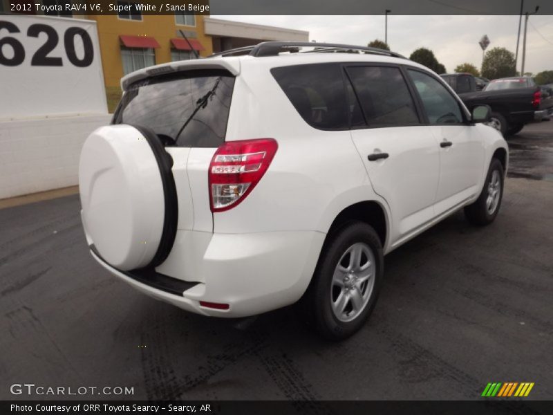 Super White / Sand Beige 2012 Toyota RAV4 V6