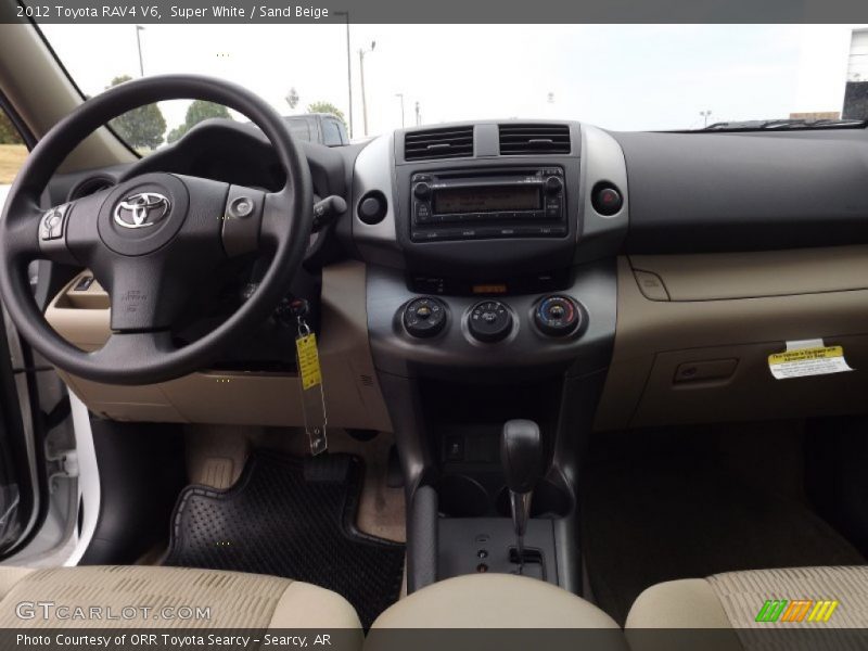 Super White / Sand Beige 2012 Toyota RAV4 V6