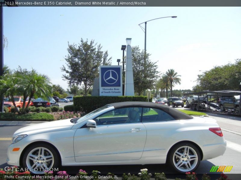 Diamond White Metallic / Almond/Mocha 2013 Mercedes-Benz E 350 Cabriolet