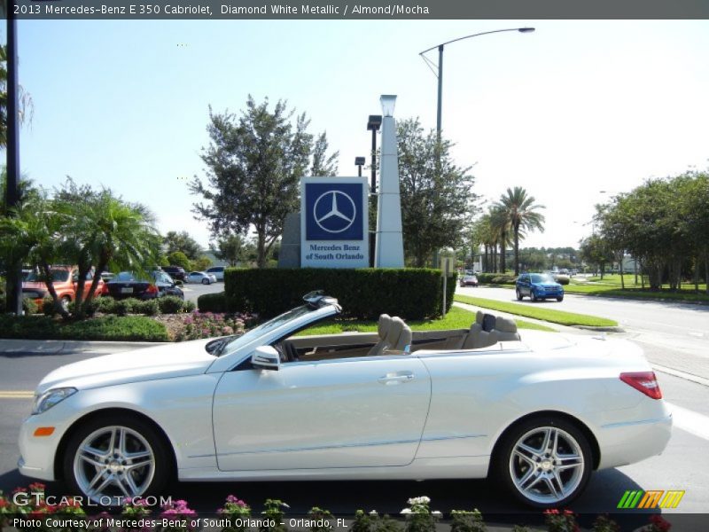 Diamond White Metallic / Almond/Mocha 2013 Mercedes-Benz E 350 Cabriolet